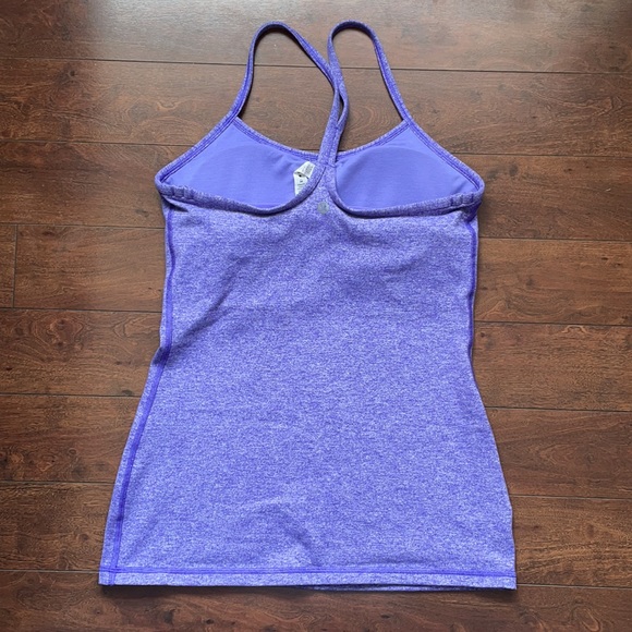 Lululemon Power Y Tank *Luon - Heathered Iris Flower - Picture 3 of 5